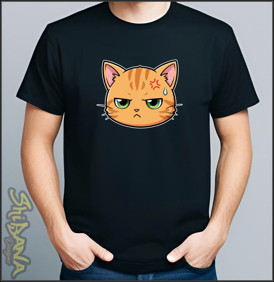 Angry Kitty Cat T-Shirt | Unisex Colorful Tee