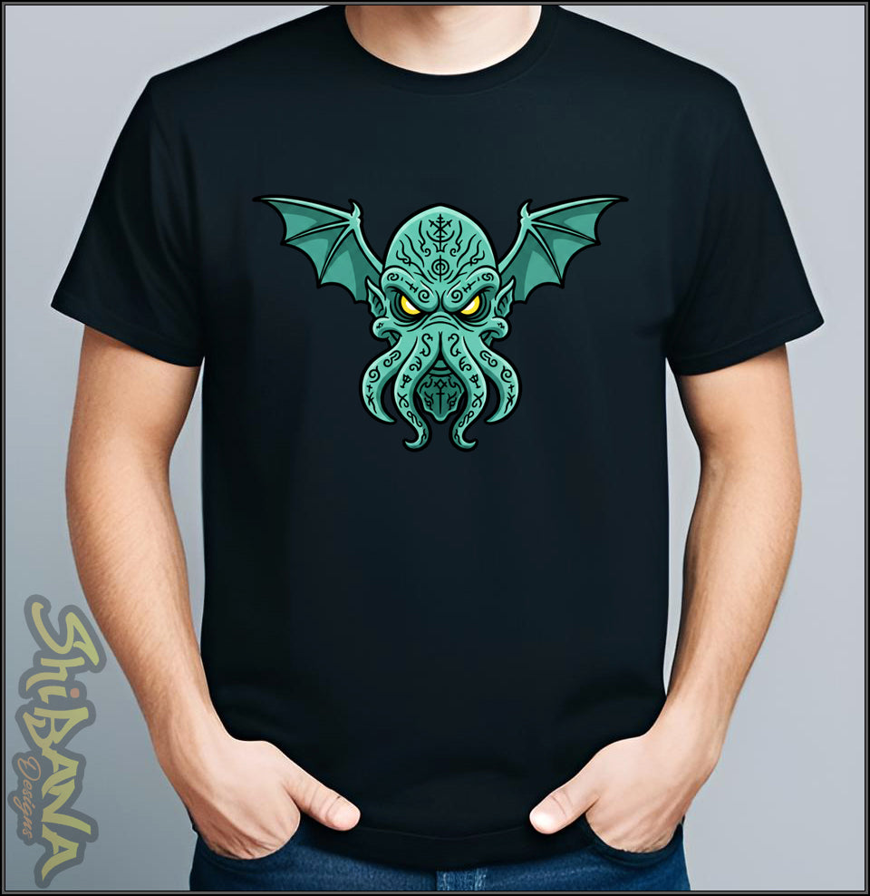 Ancient Cthulhu T-Shirt | H.P. Lovecraft Unisex Tee