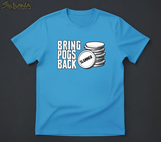 Bring Pogs Back Slammer T-shirt | Nostalgic 90's Retro Tee