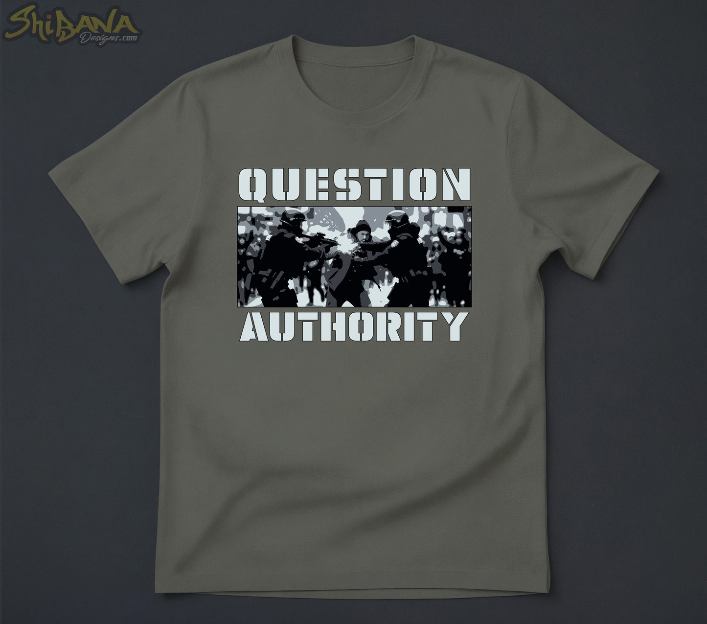 Question Authority T-shirt | Human Rights Political Protest Tee
