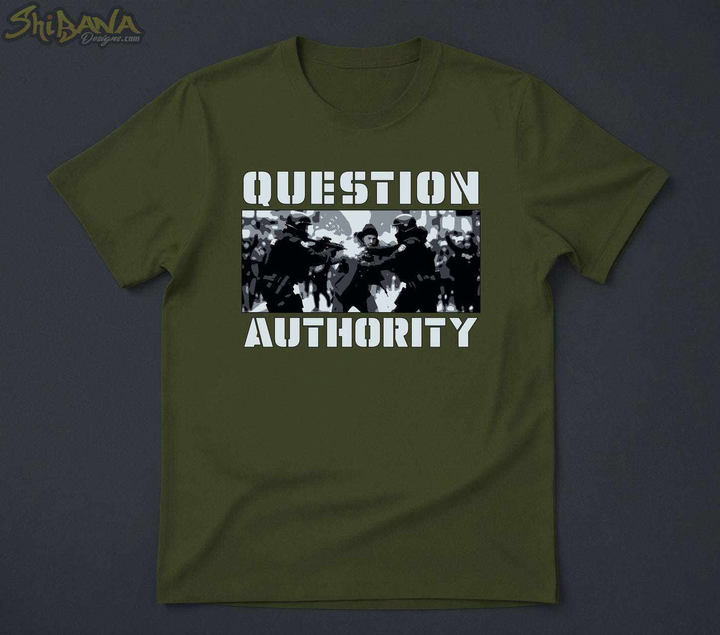 Question Authority T-shirt | Human Rights Political Protest Tee