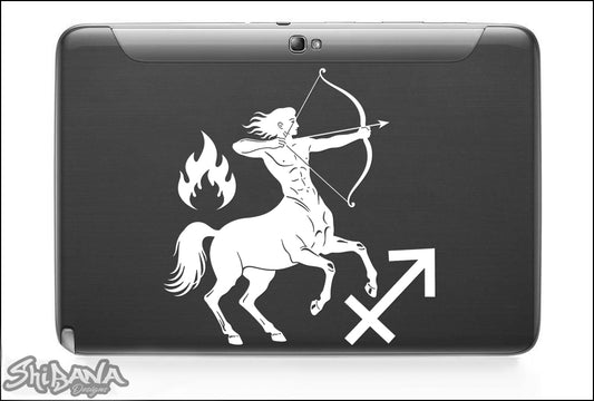 Sagittarius Zodiac Signs and Symbols | Fire Sign + Centaur Archer Astrology Vinyl Decal Waterproof Sticker (Copy)