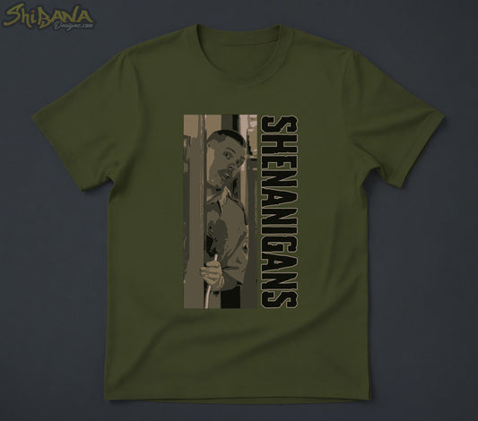 Super Troopers Shenanigans Officer Rod Farva T-shirt | Funny Irish Movie Quote Tee