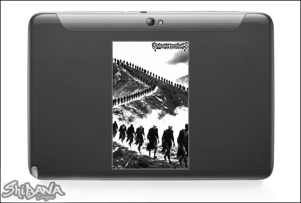 "Path To The Afterlife" Walking Zombies Sticker | Holographic Vinyl Waterproof Graphic