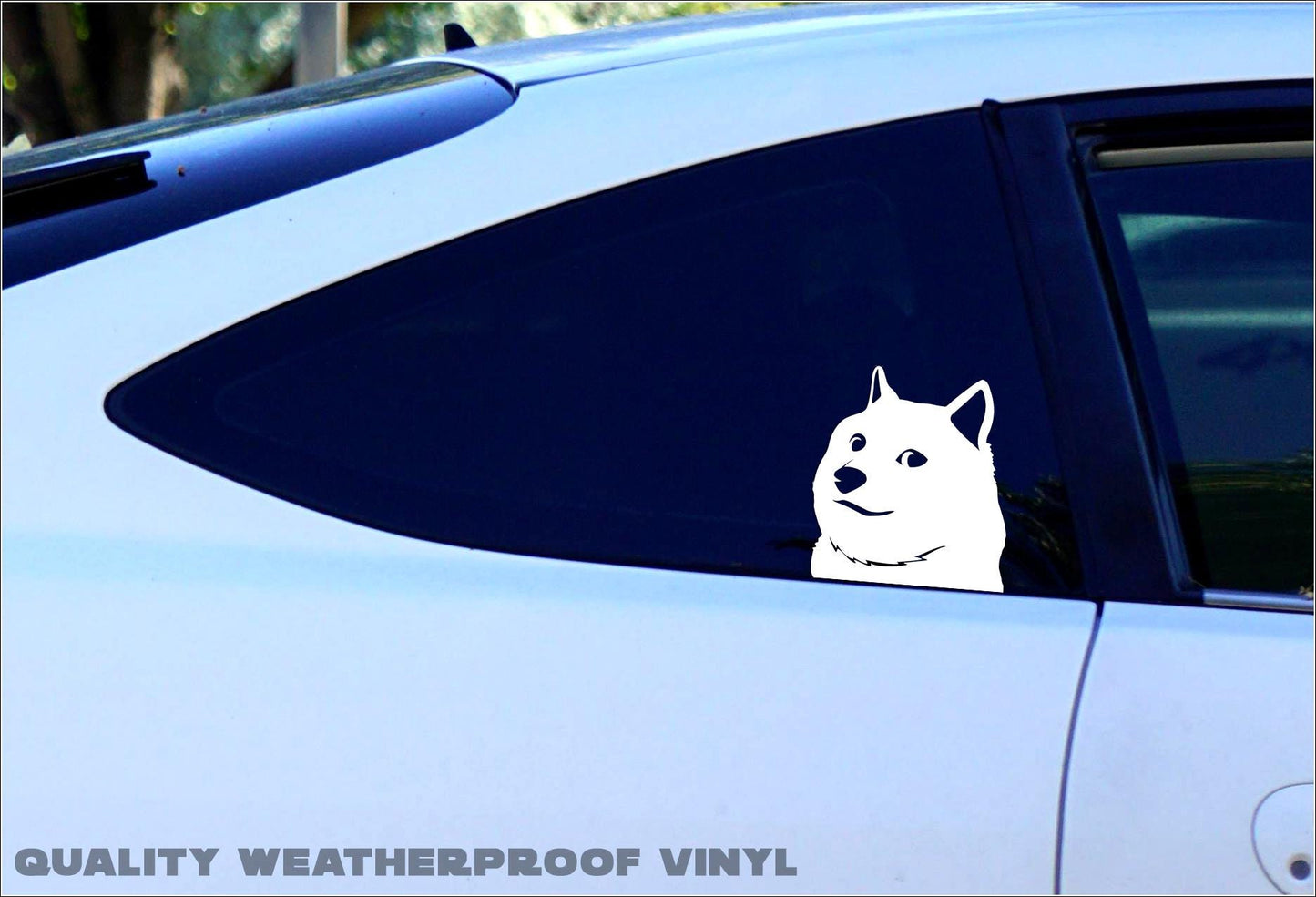 Dogecoin DOGE Crypto Logo Decal Sticker