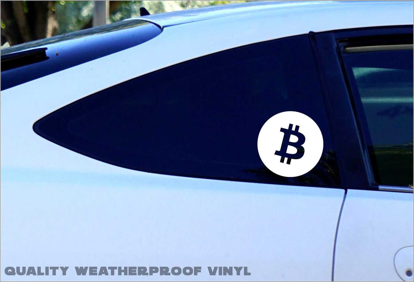 Bitcoin BTC Crypto Logo Decal Sticker