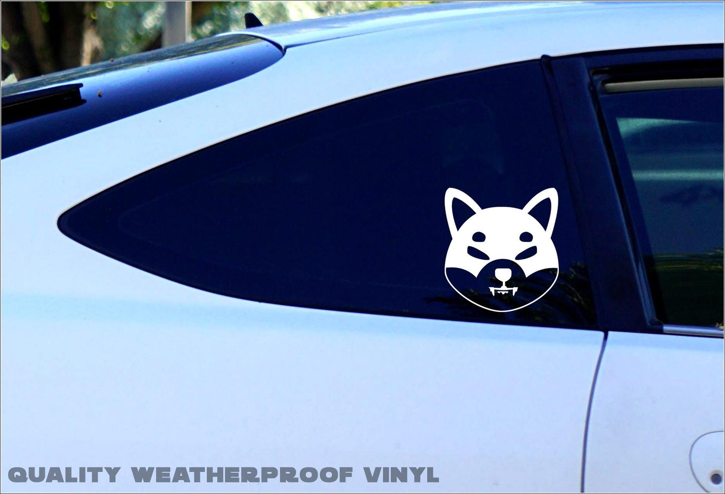 Shiba Inu SHIB Crypto Logo Decal Sticker
