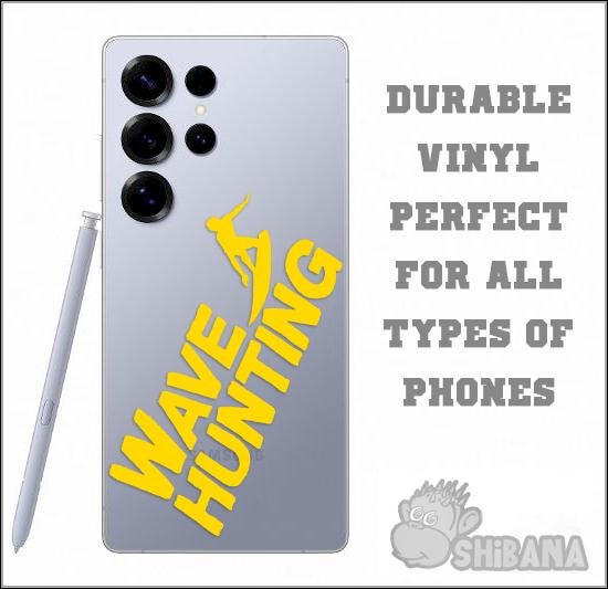 Wave Hunting Surf Decal Sticker