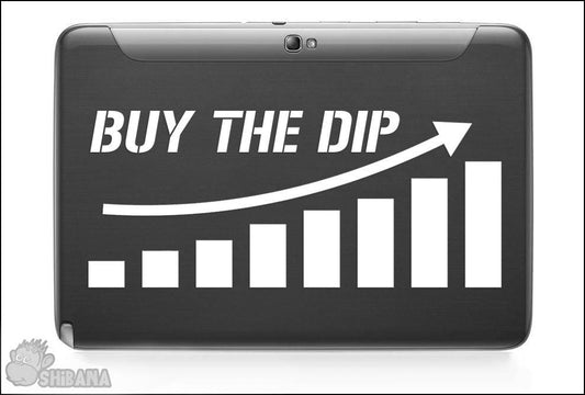 Buy The Dip Stock Crypto Trading Decal Sticker