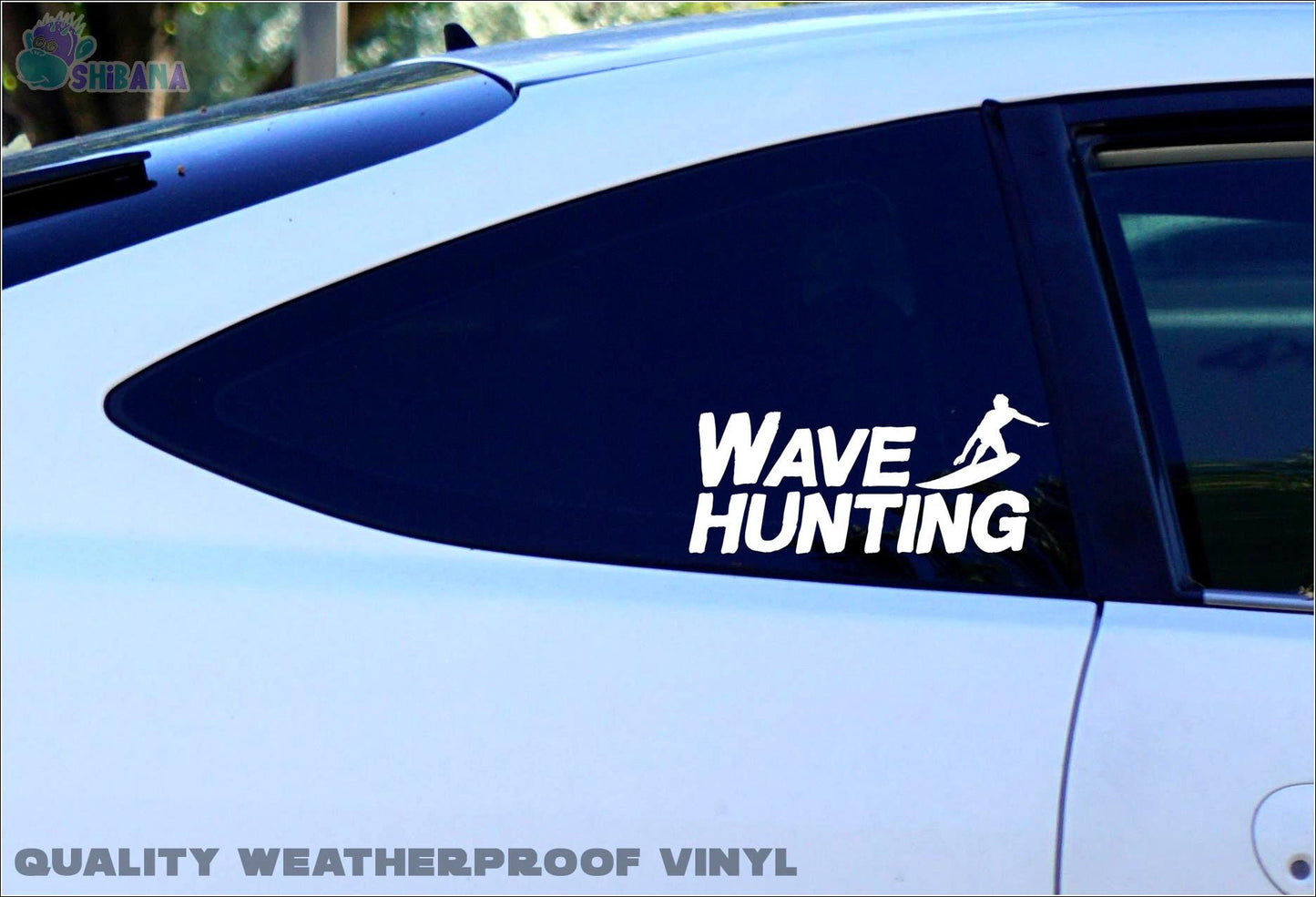 Wave Hunting Surf Decal Sticker