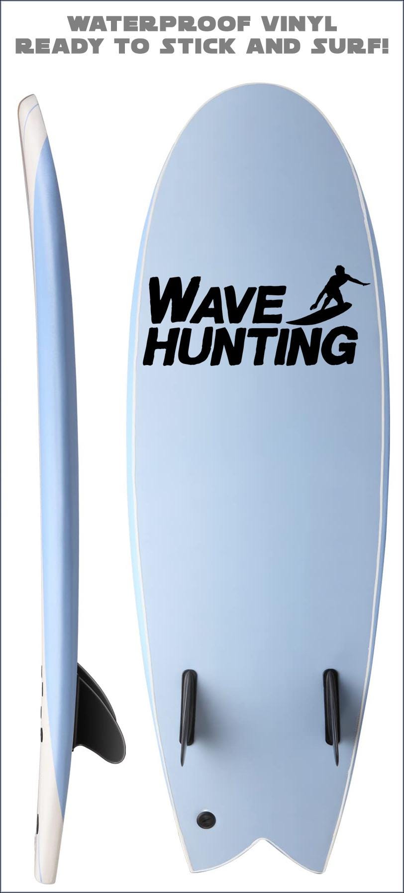 Wave Hunting Surf Decal Sticker
