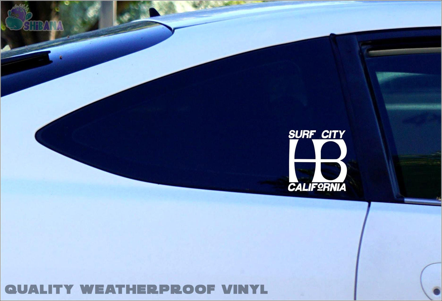 Huntington Beach Surf City California HB Decal Sticker