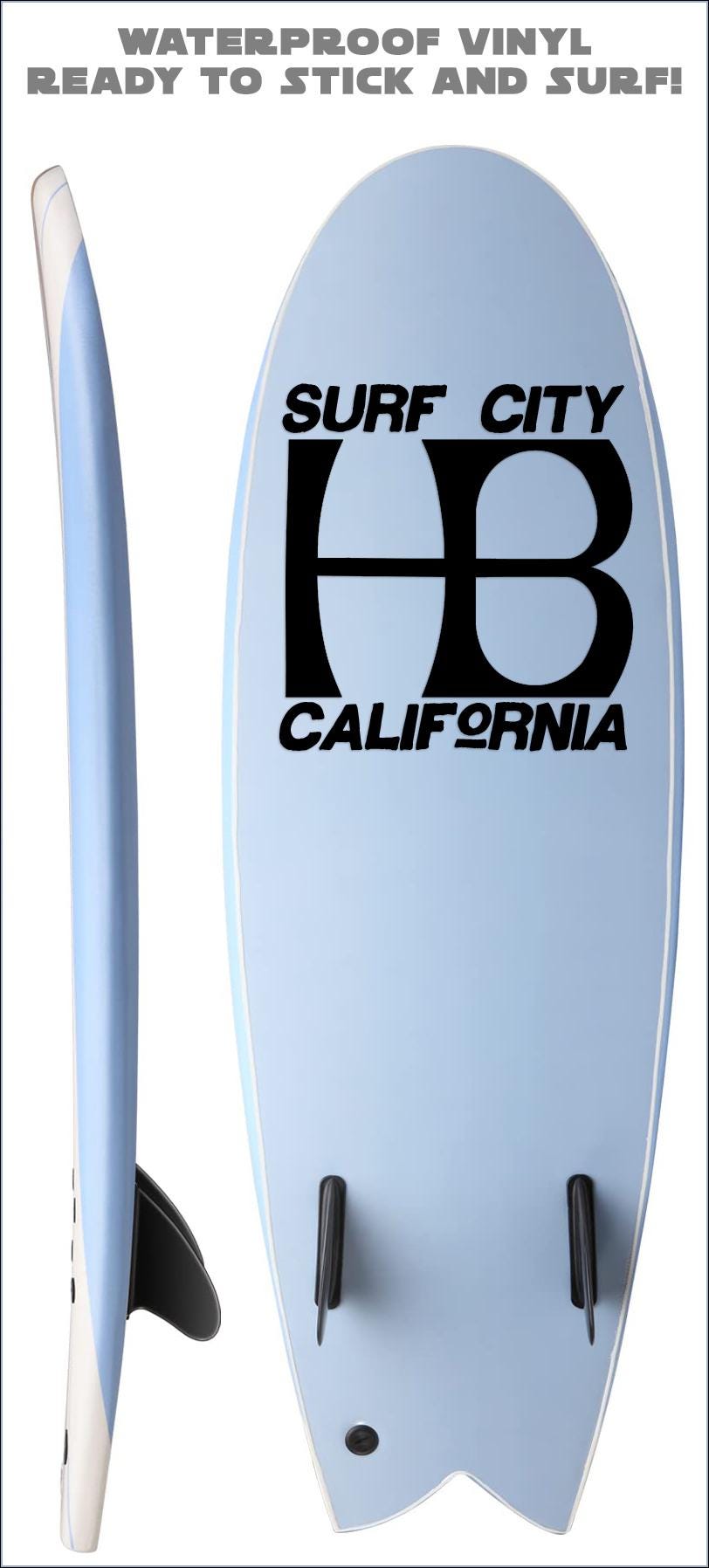 Huntington Beach Surf City California HB Decal Sticker