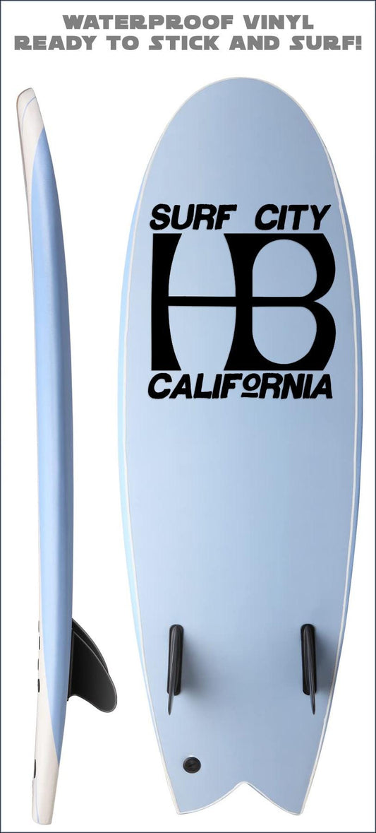 Huntington Beach Surf City California HB Decal Sticker