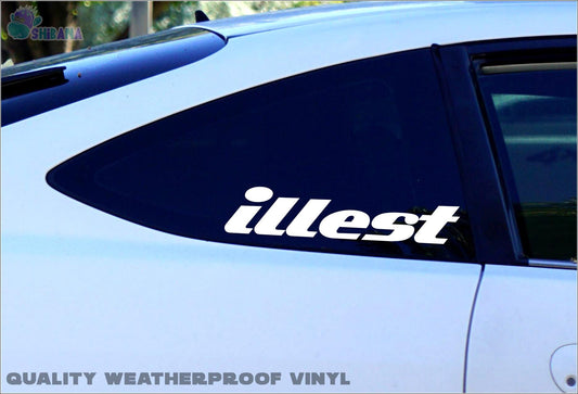 illest Racing Vinyl Decal Sticker
