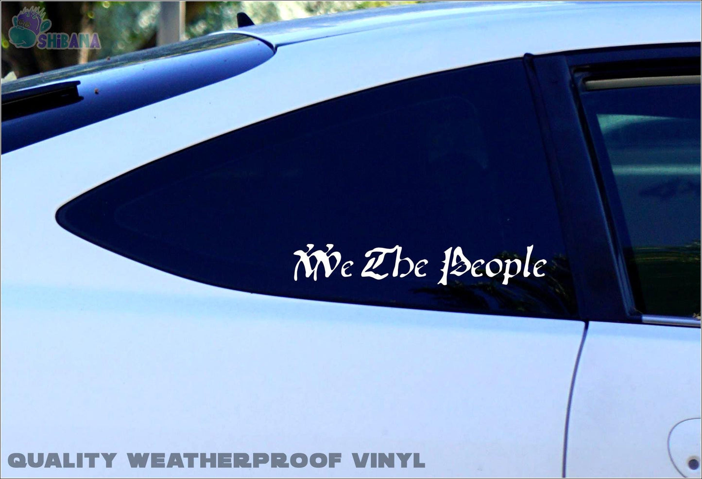 We The People American Political Vinyl Decal Sticker