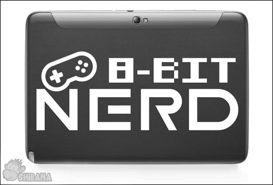 8-Bit Nerd Video Gamer Decal Sticker
