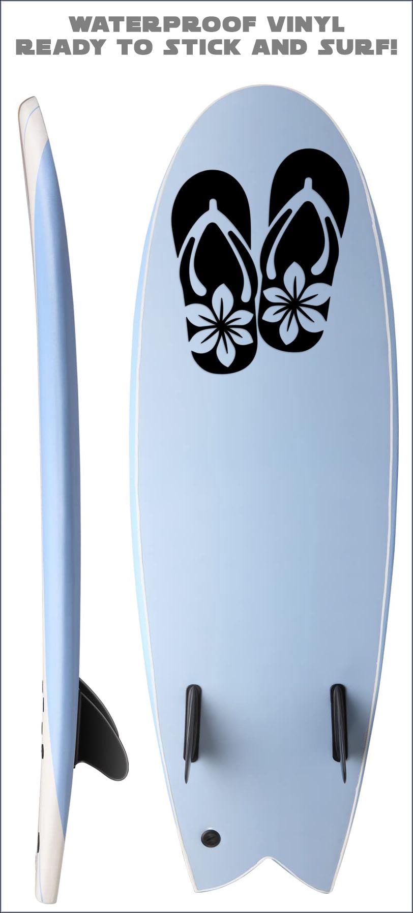 Hibiscus Flower Vinyl Decal Sticker: Waterproof Car Decor