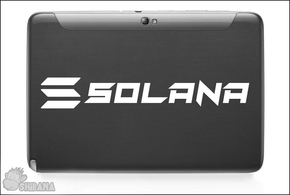 Solana SOL Crypto Logo Vinyl Decal Sticker