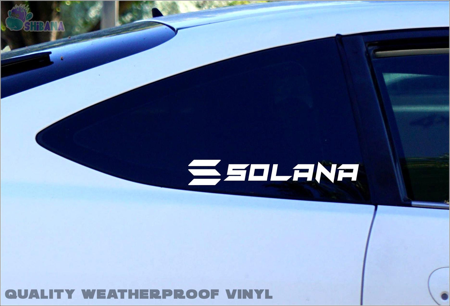 Solana SOL Crypto Logo Vinyl Decal Sticker