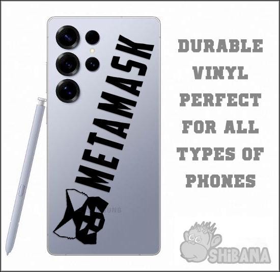 Metamask Crypto Wallet Logo Vinyl Decal Sticker