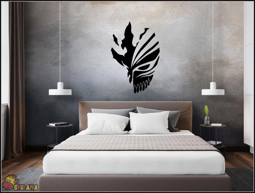 Bleach Ichigo Hollow Mask Skull Anime Vinyl Decal Sticker Decor