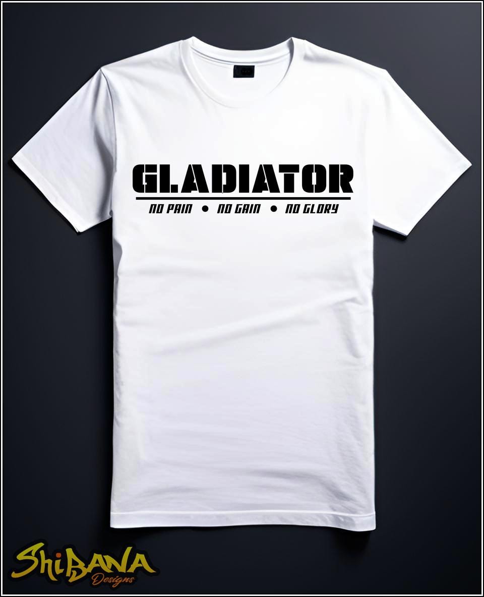 Gladiator CrossFit Gym T-Shirt | Workout Body Builder Fitness Tee