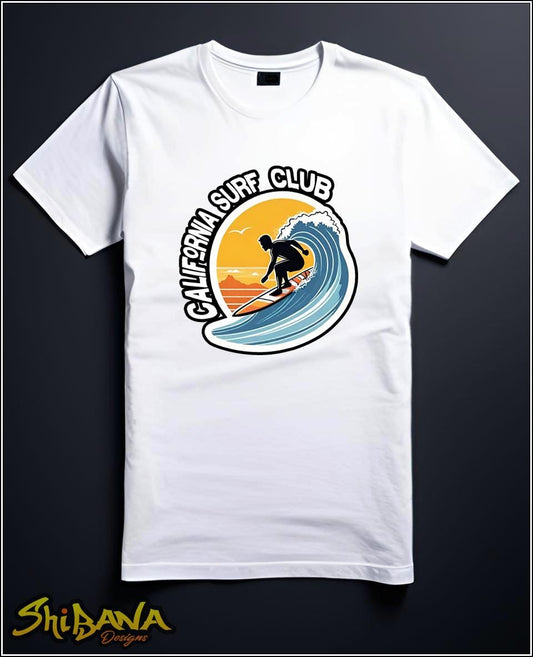 California Surfers Surf Club T-Shirt | West Coast Beach Life Tee