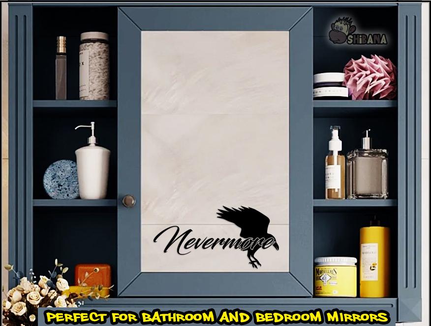 Nevermore - The Raven by Edgar Allan Poe Vinyl Decal Sticker Decor