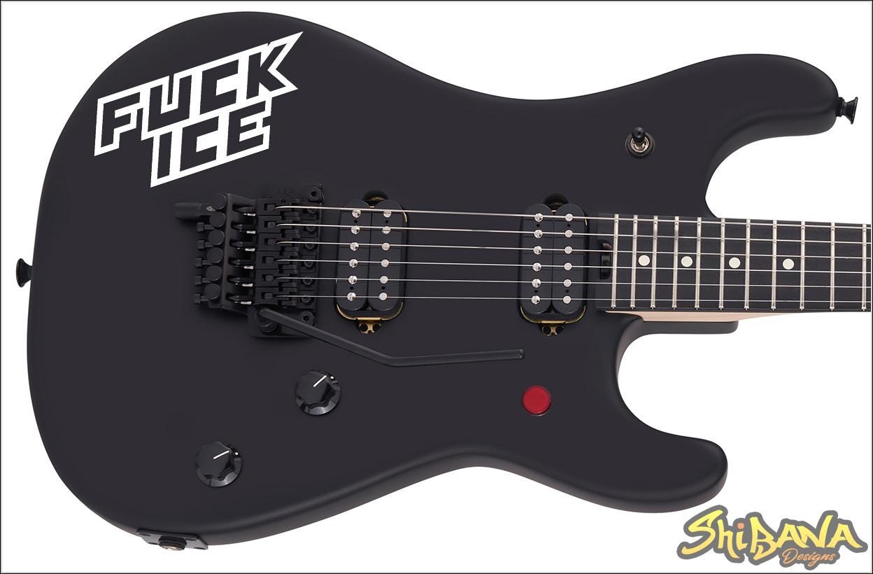 Fuck ICE Anti Deportation Vinyl Decal Sticker